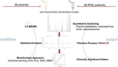 Plasma Metabolome Profiling for the Diagnosis of Catecholamine Producing Tumors